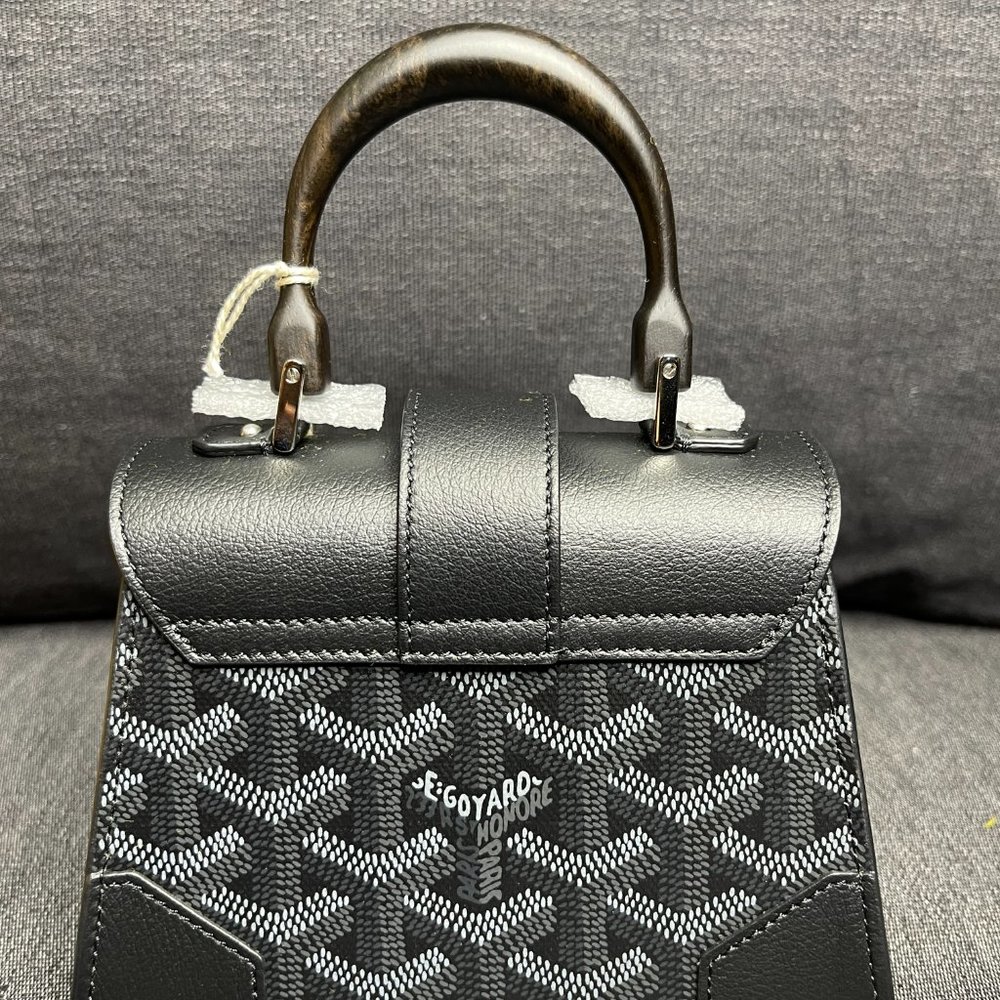 Goyard Limited Release New Nano Structured Saigon - Sold Out - Black/Red NWT - Picture 7 of 15